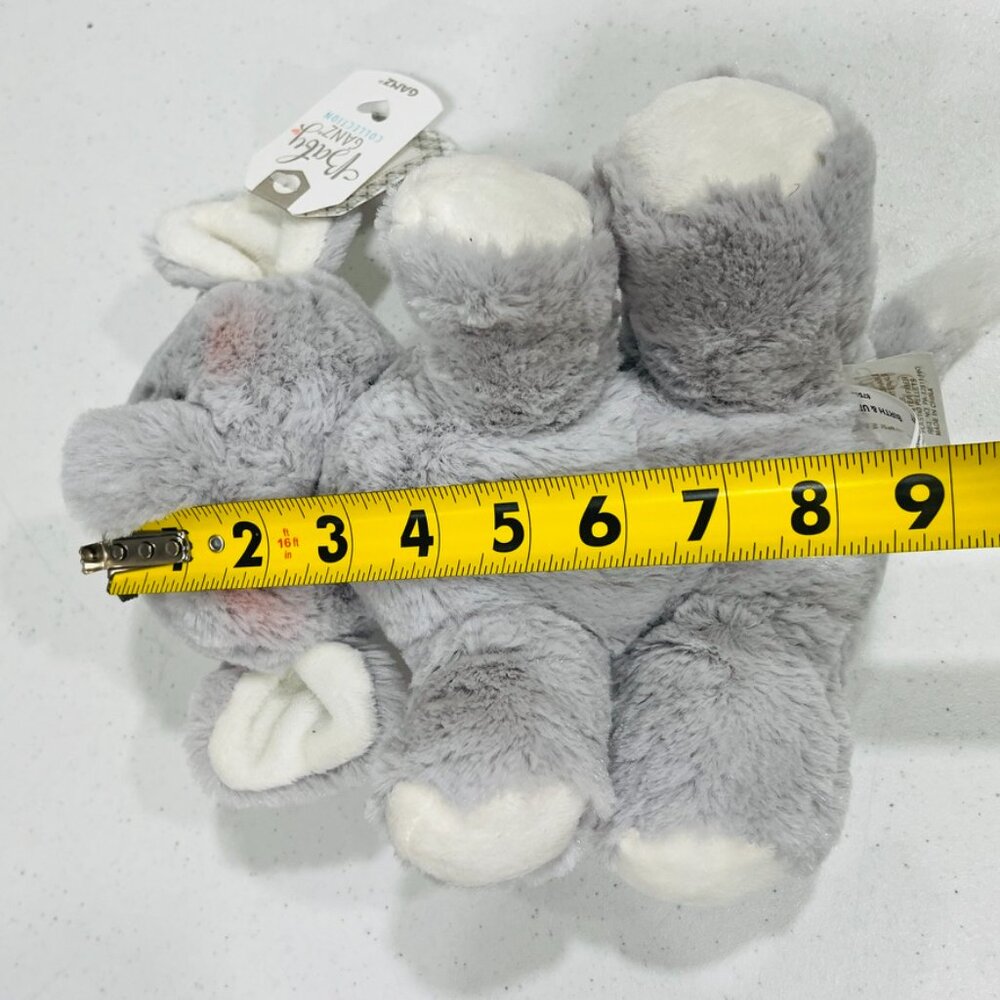 Baby Ganz Collection Girl Boy 8" Plush Stuffed Animal Gray Emerson elephant - Picture 2 of 4